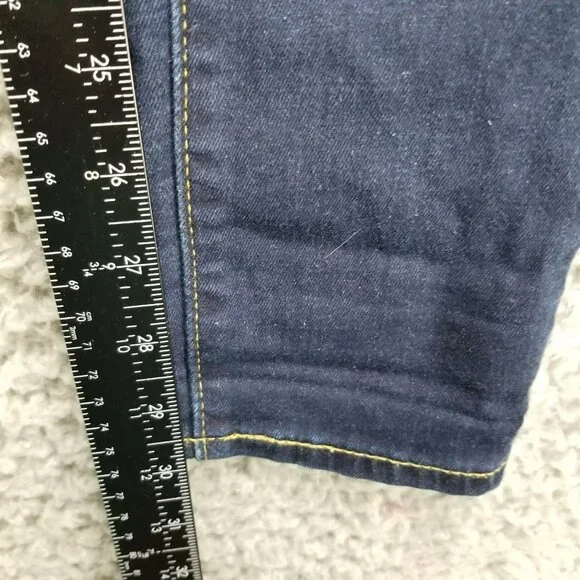 Levis Jeans Womens 27 Blue 721 High Rise Skinny Stretch Denim - Picture 7 of 13